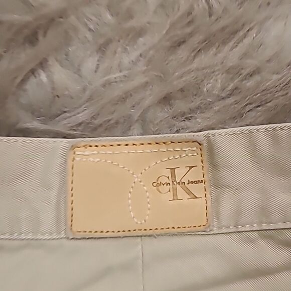 Calvin Klein vintage womens khaki cotton cargo shorts size 10 - Picture 6 of 6